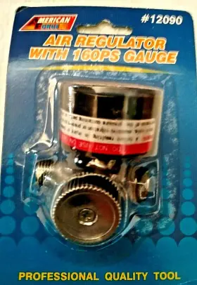 12090 Af Air Regulator With Gauge 1/4 Inch For 11.99 Free Shipping