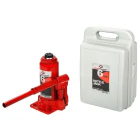 3506c Aff Heavy Duty 6 Ton Bottle Jack With Plastic Carrying Case Machine Hardened