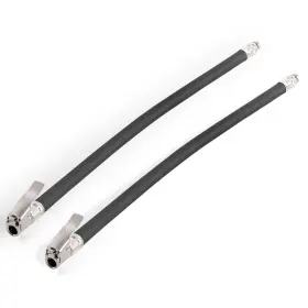 Al202301 Aicars 2 Pcs Tire Pressure Guage Hose Replacement With Standard Locking Air Chuck An