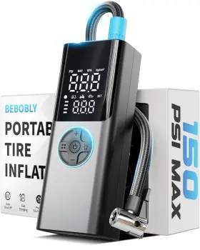 Bebobly Bb2130 Tire Inflator Portable Air Compressor - 4x Faster And 150psi Pump For Car