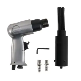 Bfo Voa9ns Pneumatic 19 Needle Scaler Tool Pistol Grip Rust Slag Corrosion Remover Deburr