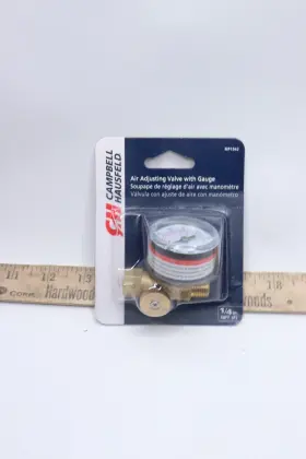 Mp1042 Campbell Hausfeld Air Adjusting Valve With Gauge 1/4 Inch