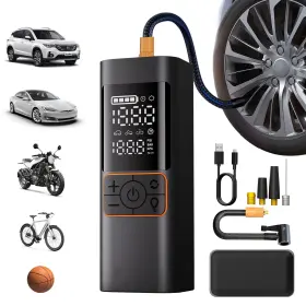 P225 Capapro Tire Inflator Portable Air Compressor 20000mah 180psi And 4x Faster Pump-