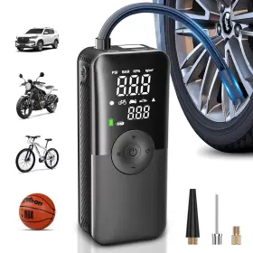 Carsun T3106-1s Cordless Tire Inflator Portable Air Compressor Car Pump With Digi