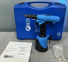 P803 Case Bollhoff Rivkle Pop Air Riveter Rivet Gun Tool Pneumatic Revitter And