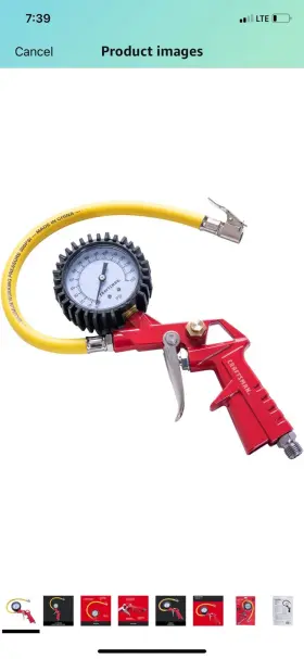 Cmxztsg1031nb Craftsman Inflator Gun 0-150 Psi 3in1 Multi Function Gauge Air Chuck And Relief Valve