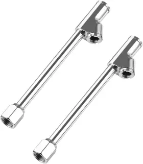 Czc Auto 313051086047 Inflatable Air Chuck Straight On Foot Dual Head Truck Tire 1/4 Inch F