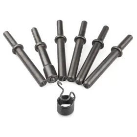 Dele 712449844897 7 Pcs Air Hammer Rivet Bit Set 0.401 Shank Smoothing Pneumatic Rive