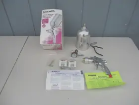 802416 Devilbiss Finishline Flg3 Hvlp Finish Spray Gun 2 Extra Tips Original Box