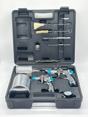 Devilbiss Nj04-19188-3-bin-2 Startingline Hvlp Gravity Feed Auto Paint Primer Spray Gun Kit