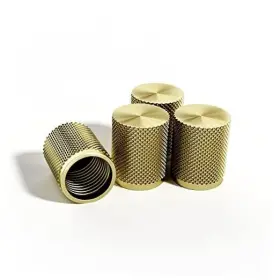 7855g Divoti Inc. Precision Cnc Machined Stainless Steel Tire Air Valve Caps Wheel Tyre Gold
