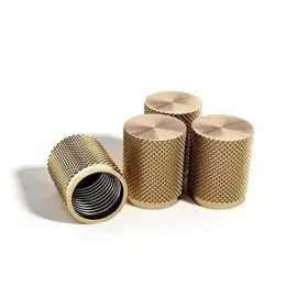 Divoti Inc. 7855rg Tire Air Valve Caps Precision Cnc Machined Stainless Steel Rose Gold