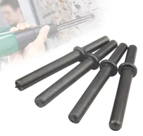 Eau 502155480141 4 Pcs Pneumatic Air Rivet Hammer Set Heavy Duty Shank 0.401 B
