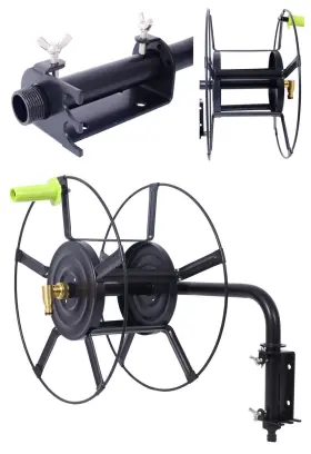 Etsg 699957177837 Steel Swivel Hose Reel Wall Mount 180 Degree Pivot Hanger Heavy Duty