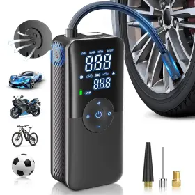 Evebless 029082379316 Tire Inflator Portable Air Compressor 20000mah 180psi Cordless Pump For