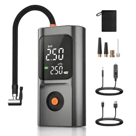 Mc-cqb08 Exchip Tire Inflator Portable Air Compressor 5x Faster Inflation Dual P... Fas