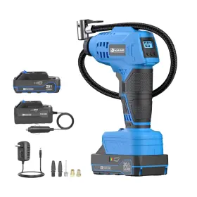 Fa-27959 Fadakwalt Tire Inflator Portable Air Compressor 20v Cordless Car Pump Rechargeabl