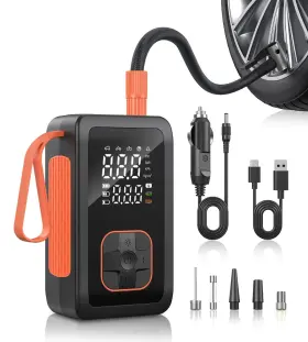Db02 Hafuloky Tire Inflator Portable Air Compressor 180psi And 15000mah Cordless Pump Fo