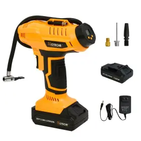 Hoteche P800196a-a 20v Cordless Air Compressor 160psi Portable Tire Inflator With Digit