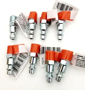 Fd-75234 Industrial Milton Lot Of 8 Fd 75234 1/4 Inch X1/4 Male Npt Coupler Plugs