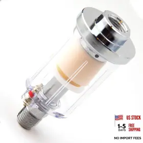 J&r Quality Tools 716407033946 Mini Inline Air Hose Compressor Water Oil Filter Dryer