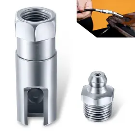 Jokzyz2401si-1pc Jokormo 1 Pc Automotive 90 Degree Push-fit Slotted Right Angle Grease Nozzle Joint G