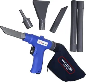 Le-420ex Le Lematec Dual Action Pneumatic Vacuum And Air Blow Gun With Attachments Up
