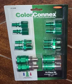A71458b Legacy Color Connex 14pc Kit 1/4in Body Npt Aro/type B #a71458b