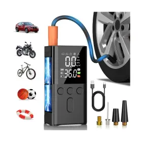 Loowarts 671716141433 Tire Inflator Portable Air Compressor 20000mah Pump For Car Tires 150 Psi
