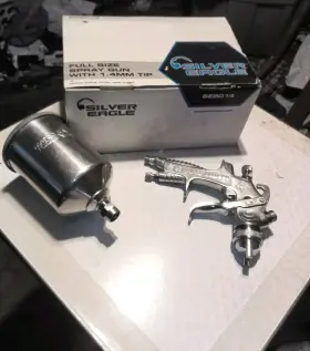 Se8014full Matco Se8014 Silver Eagle Size Air Conventional Spray Gun With Box