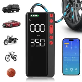 Hx-003 Matulsa Tire Inflator Portable Air Compressor 10000mah&150psi Smart App Cordless