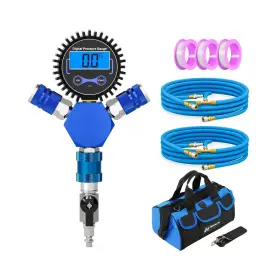Xj-614 Meanlin Measure 4 Tire Inflation Deflation System With Digital Pressure
