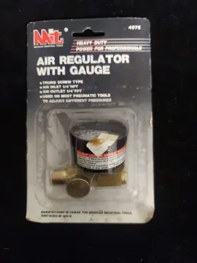 4575 Michigan Industrial Tools Air Regulator With Gauge 1/4in Npt Sealed New