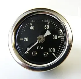 Mid-usa 788794118704 Mid-usa 100 Psi Oil Pressure Gauge 1/8 Inch Npt Fitting Motorcycle 88004