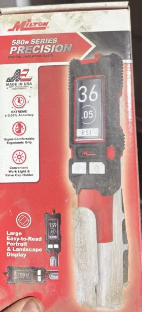580e Milton 580 Digital Tire Inflator And Pressure Gauge