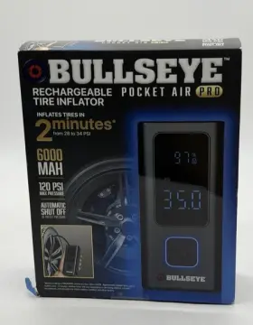 B0dqqyffn5 Mobllsport Bullseye Pro Pocket Air Tire Inflator Portable Compressor 150 Psi