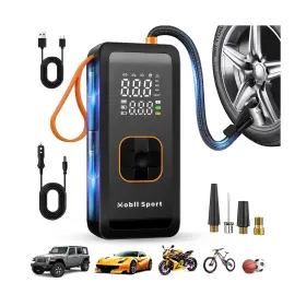 Czk-dc03 Mobllsport Pocket Air Pro Tire Inflator Portable Compressor With Pressure Gauge 18