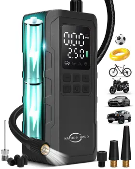 Lp8-p Nature Hero Tire Inflator Portable Air Compressor - 150psi I