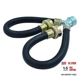 Ningbo Tiantai Hose Factory 710627144376 Rubber Washing Machine Y Mixer Connector 3/4 Inch Fittings 1 Ft 12 Black