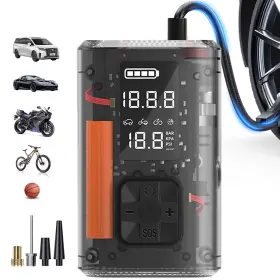 Ax-69 Nobiwa Tire Inflator Portable Air Compressor 150psi Electric For Car