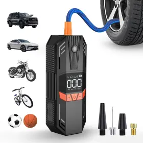 Xw-p104 Notesnee Cordless Tire Inflator Portable Air Compressor-120psi And 6000mah Aut... Fast Ship