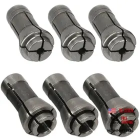 Quweiz 740863463337 6 Pack Die Grinder Collet Grinding Machine Clamping Adapter 1/4 Inch And