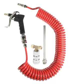 1062ccq001 Racoona Air Blow Gun Kit Truck Duster With 30ft Long Coil An