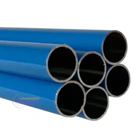 F1863-6 Rapidair Fastpipe 3/4 Inch Diameter Aluminum 7ft6 Blue Pipe 6 Pack