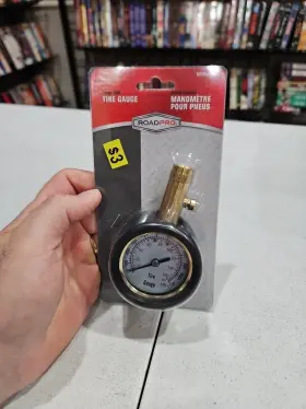 Rpvdg289 Roadpro Tire Valve Gauge With Large Dial And Durable Housing