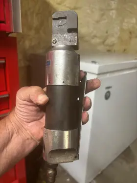 31679 Rockwood Air Pneumatic Sheet Metal Puncher And Flange Rivet Tool With Connector