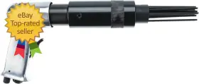 Ruichen 726084881518 Pistol Grip Air Needle Scaler Pneumatic Tool Remove Rust Scale Slag Corrosion