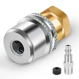 Sf-1919 Safelife Lock On Air Chuck Heavy Duty Brass Open Flow Straight Locking Quic