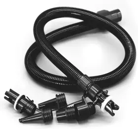 Serenelife 068888011822 Prtslpumphose Replacement Part Detachable Air Hose - Black Open Box