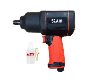 Zy-ghm-0903-2-65 Slair 1/2 Inch Composite Twin Hammer Air Impact Wrench Max Torque 1050f... Fast Ship